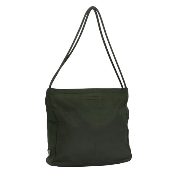 PRADA Shoulder Bag Nylon Khaki Auth 109706 - Picture 1 of 15